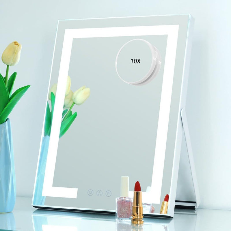 Cosmetic Mirror with Lighting, Vanity Light, 30 x 40 cm