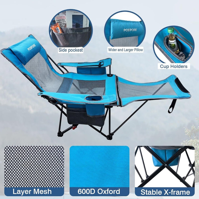 Camping Chair Set of 2 Foldable