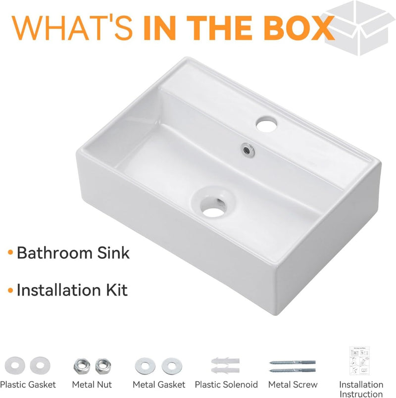 Vessel Sink 450 x 310 x 130mm with Overflow