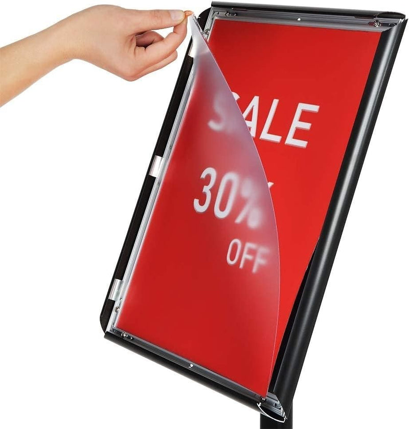 A3 Poster Stand Floor Standing Sign Holder Frame