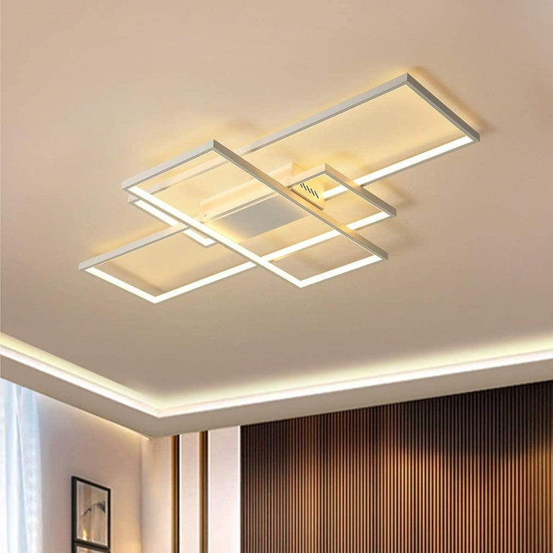 JIINOO Ceiling Light Dimmable LED Chandelier with Remote Control