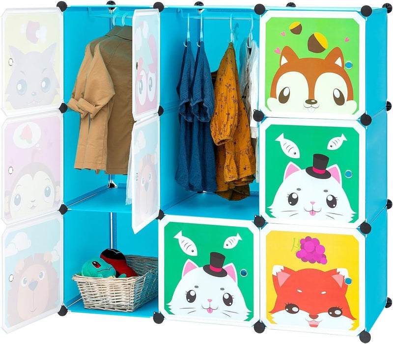 Cartoon Clothes Closet Wardrobe