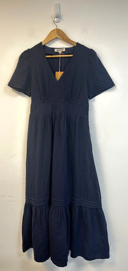 BODEN Eve Double Cloth Midi Dress UK 8