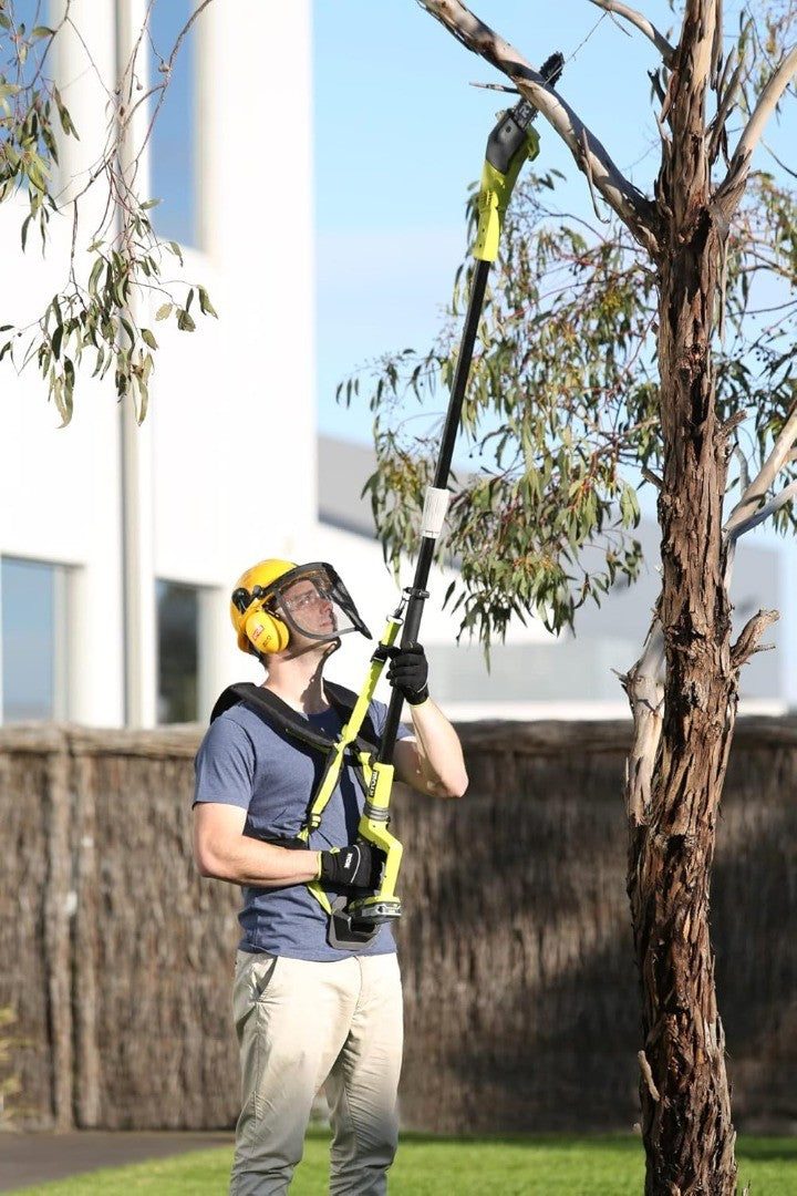 Harness for Pole Pruning and Hedge Trimming