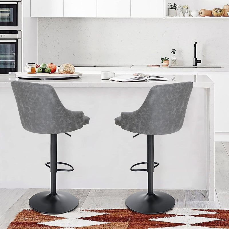 Height Adjustable Stool Brown