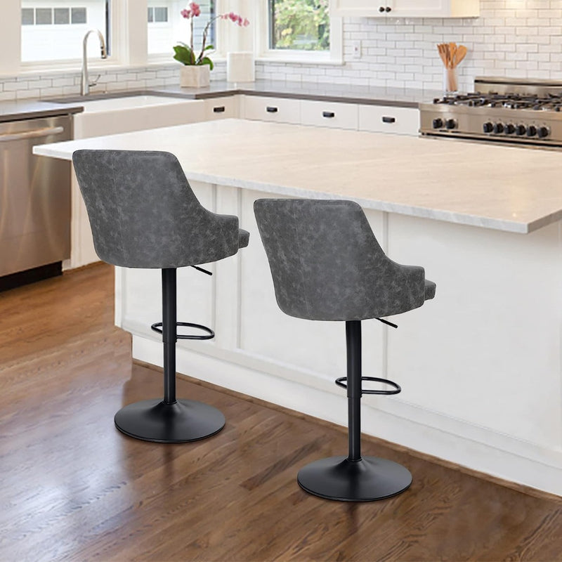 Height Adjustable Stool Brown