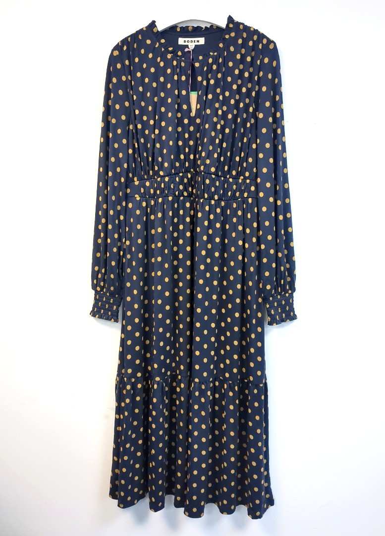 BODEN Rosanna Long Sleeve Tea Dress UK 12R