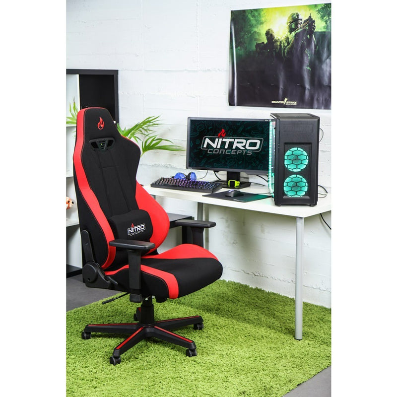 Nitro Concepts S300 Inferno Red Gaming Chair  Ideal for Gamers!