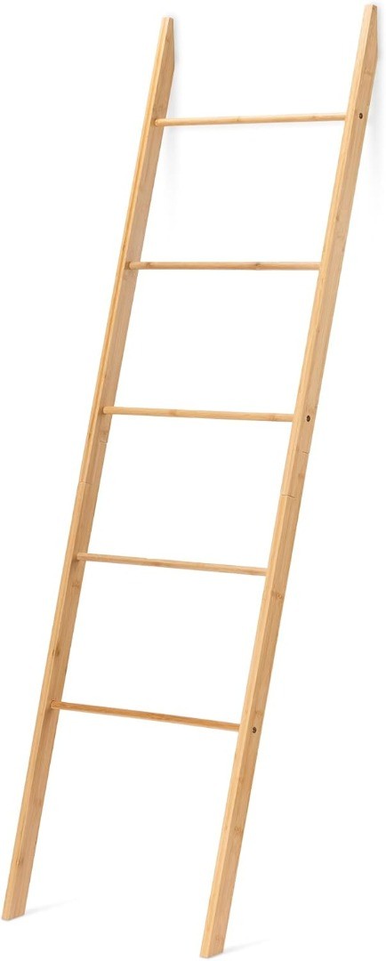 Towel Ladder Wooden Bamboo Ladder - Bamboo Ladder for Towels Clothing