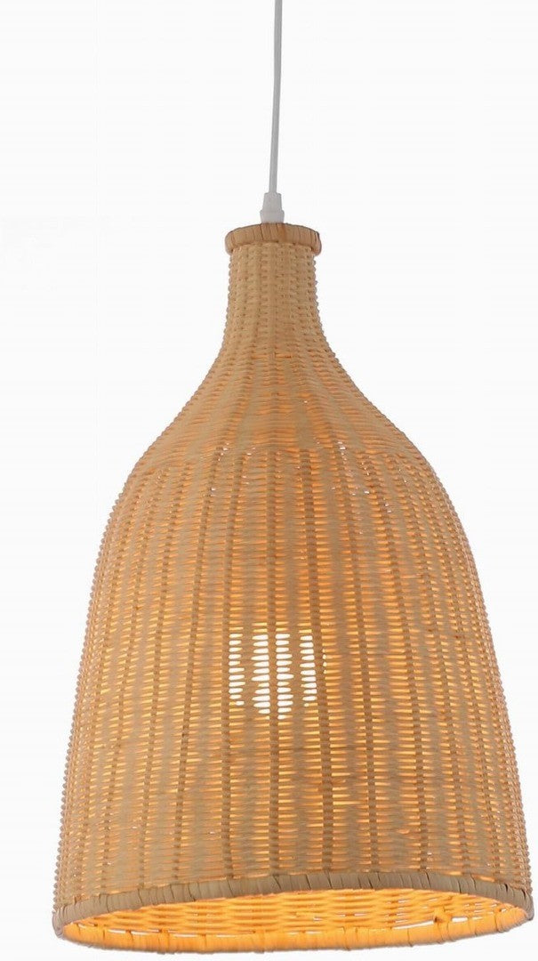 Pendant Light Handmade Natural Wicker Rattan Woven Hanging