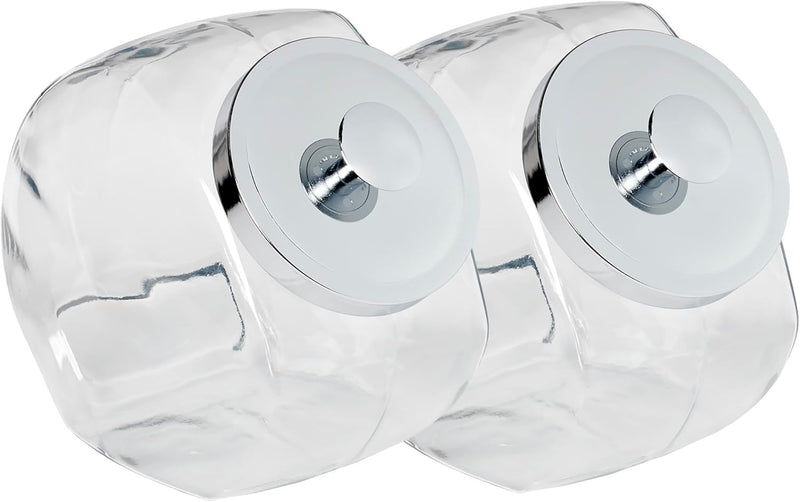 12279ECOM 1-Gallon Penny Jar, Set of 2,Clear Glass