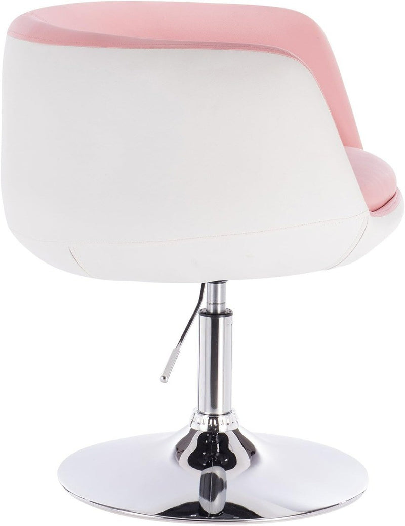 Bar Stool- Rosa+White Bar Chair Breakfast Dining Dressing Stool for Kitchens.