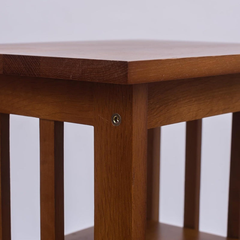 Oak Side Table for Sofa End