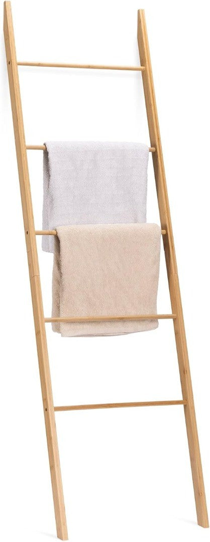 Towel Ladder Wooden Bamboo Ladder - Bamboo Ladder for Towels Clothing