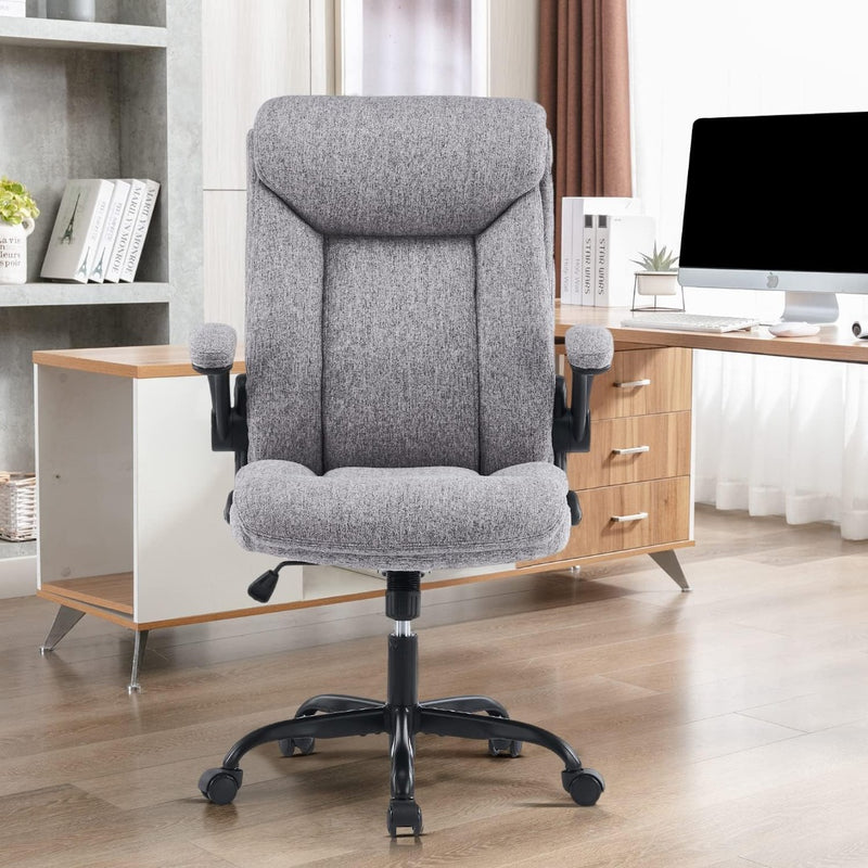 Ergonomic Swivel Chair Grey