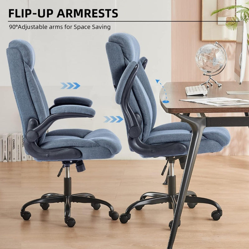 Executive Office Chair, Ergonomic Computer Desk Chair Swivel Work Chair