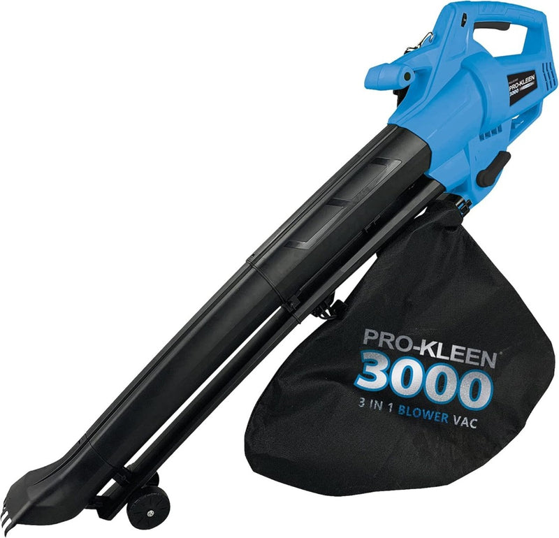 Garden Leaf Blower And Vacuum - 3000W UK Plug, 2 x 35L Large Collection Bags