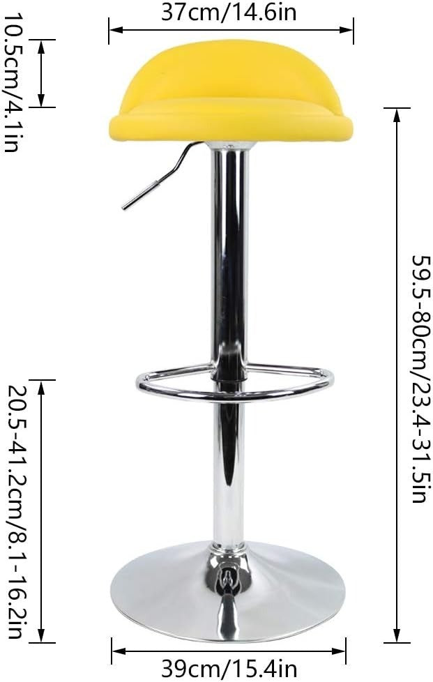 Bar Stool with Back Rest 27.4 x 41.8 x 43.2cm