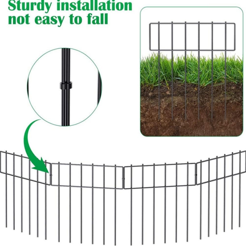 10 Pack Garden Animal Barrier Fence Rustproof