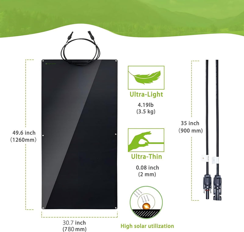 Flexible Solar Panel Set of 2 360W