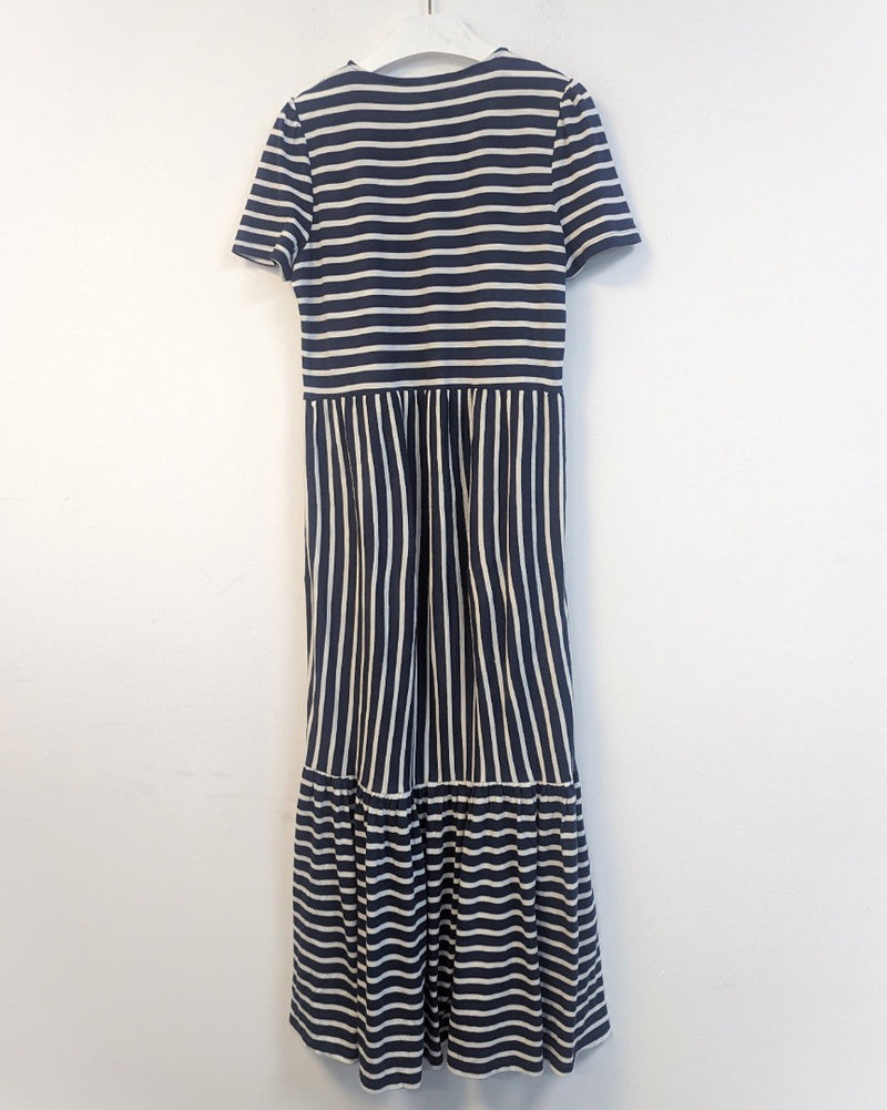 BODEN Emma Tiered Jersey Midi Dress UK 8R