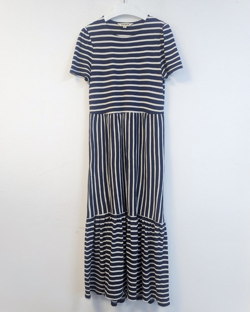 BODEN Emma Tiered Jersey Midi Dress UK 8R