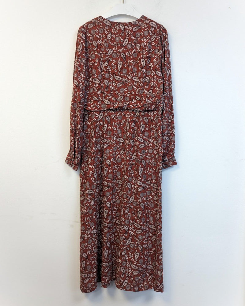 BODEN Button Through Midi Tea Dress UK 12 - SAMPLE