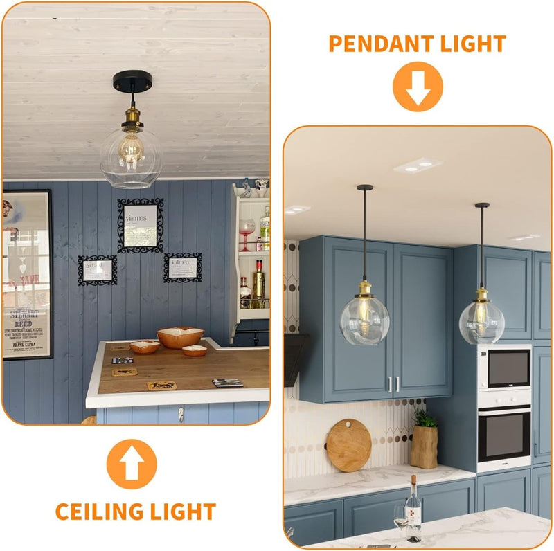 Pendant Light Fixture 2 Pack