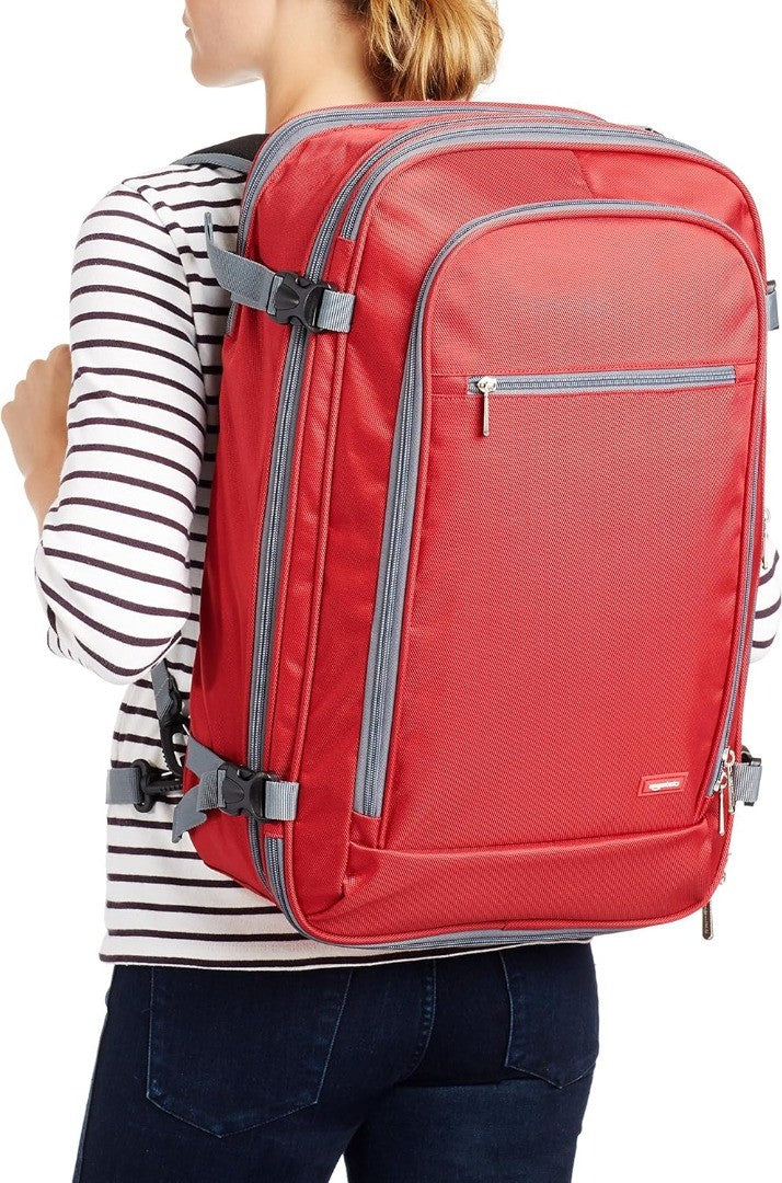 Carry-On Travel Backpack - Red