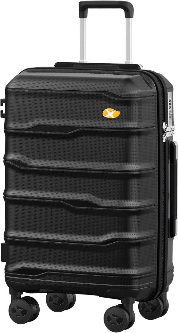 Carry On Suitcase - 20 Inch - 4 Spinner Wheels - 55x40x20cm - TSA Approved