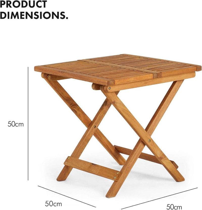 Wooden Folding Table Portable Outdoor Garden