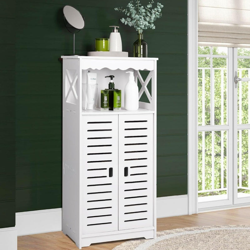 Bathroom Storage Cabinet Waterproof White