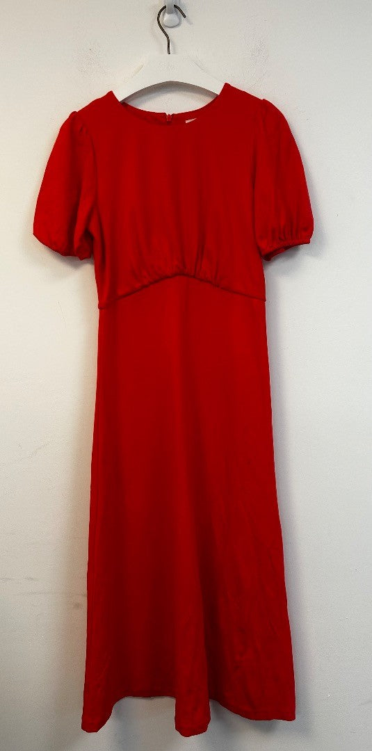 BODEN Nancy Ponte Midi Dress UK 8 Poppy Red NEW