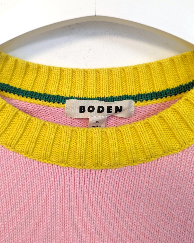 BODEN Hotch Potch Cotton Sweater XL UK 20-22 - Minor Fault