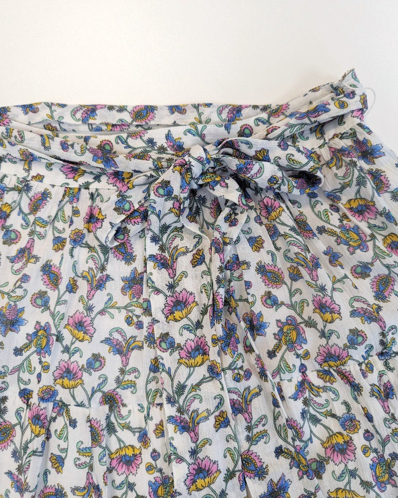 BODEN Tie-Waist Crinkle Mini Skirt UK 12 - Minor Fault