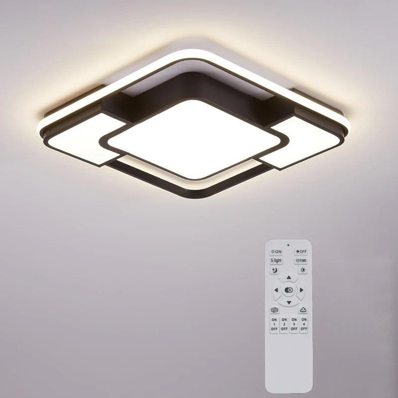 minifair Led Ceiling Light for Bedroom,Remote Control,Brightness Dimmable