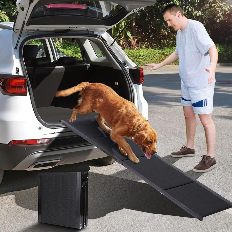 Folding Dog Ramp for Cars, Supports up to 70kg,