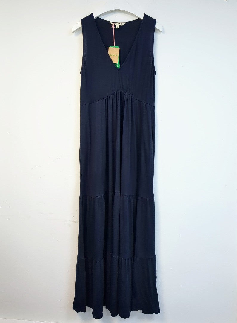 BODEN Sylvia Jersey Maxi Tier Dress UK 10L