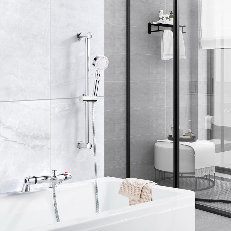 Thermostatic Bath Shower Mixer Tap Chrome