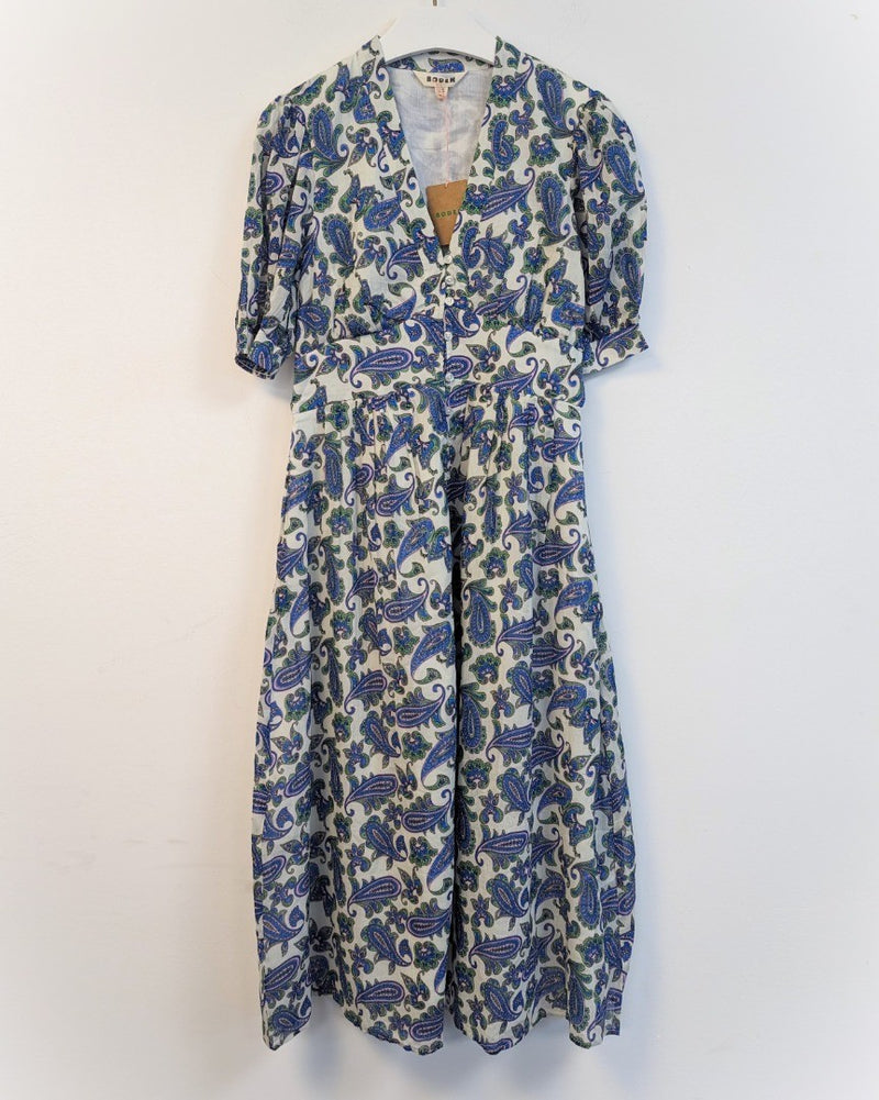 BODEN Elsa Crinkle Midi Tea Dress UK 8R - Minor Fault