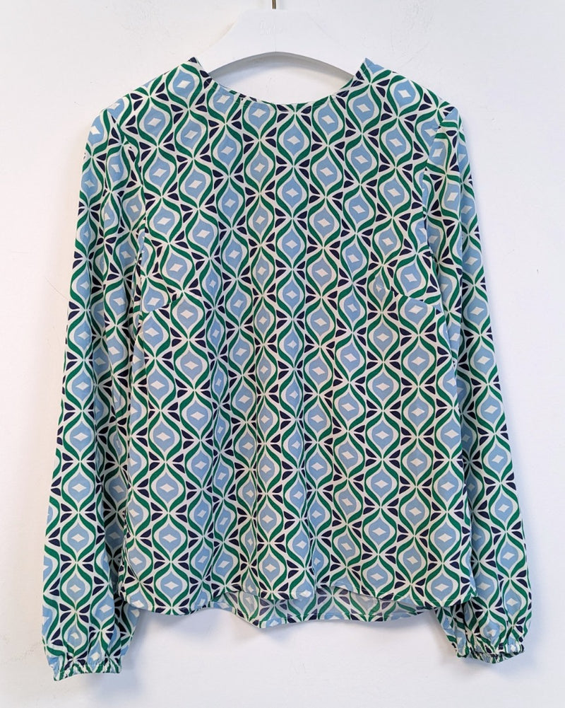 BODEN Easy Printed Top UK 10