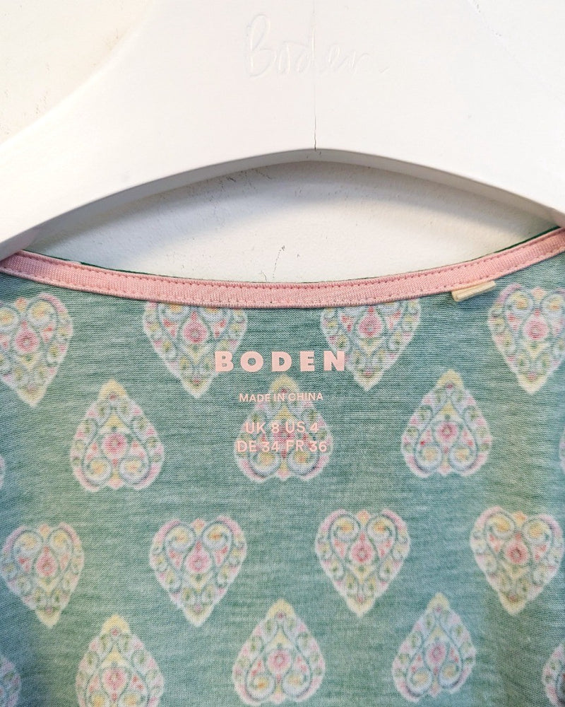 BODEN Wrap Front Jersey Top