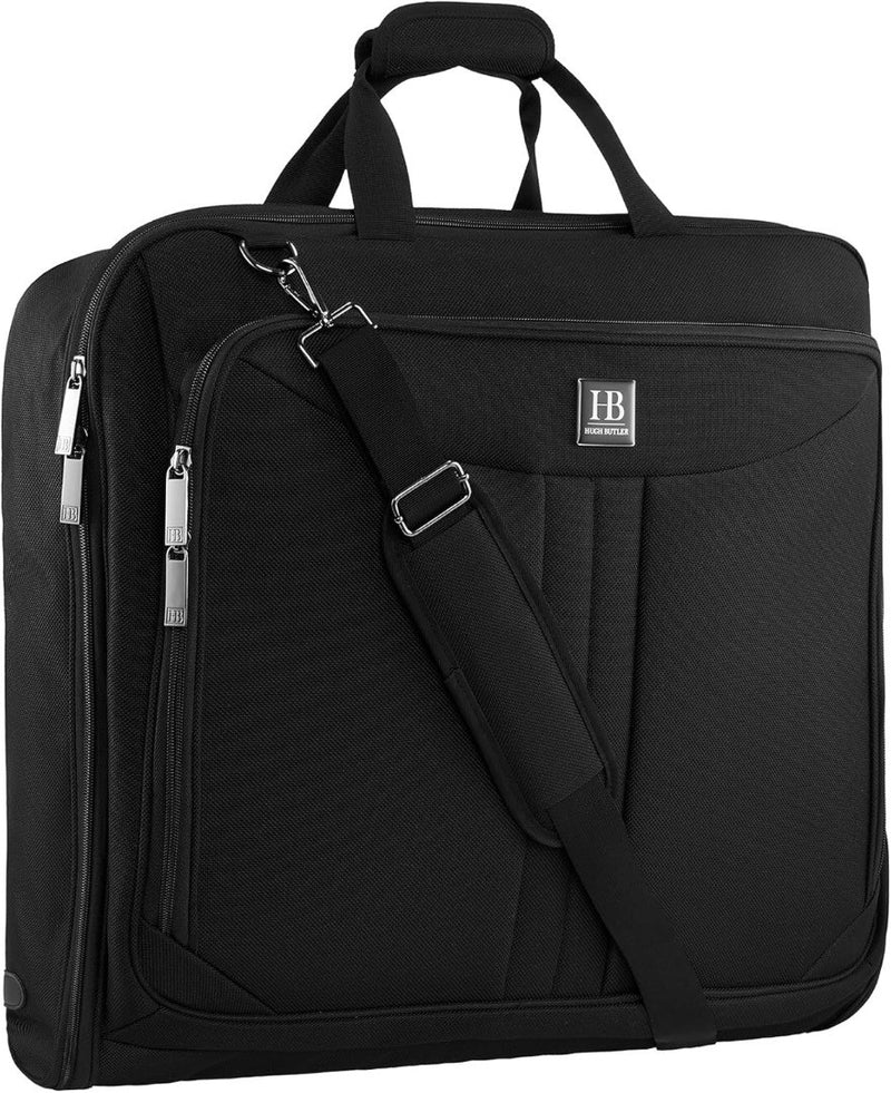 Suit Bag Travel Garment Bag Black Luggage Carrier