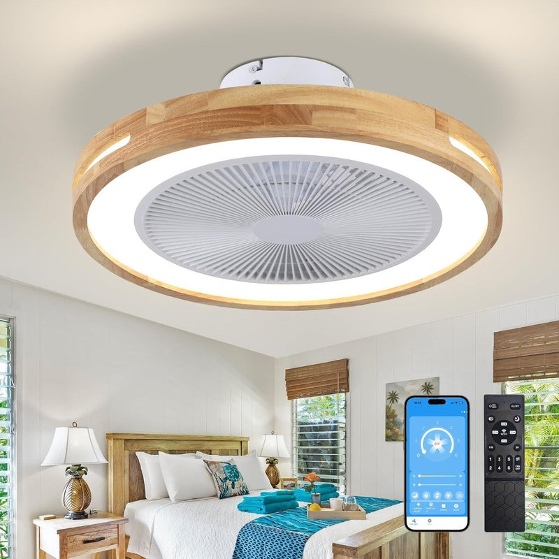 LED Ceiling Fan with Light: Wood Ceiling Fan Light