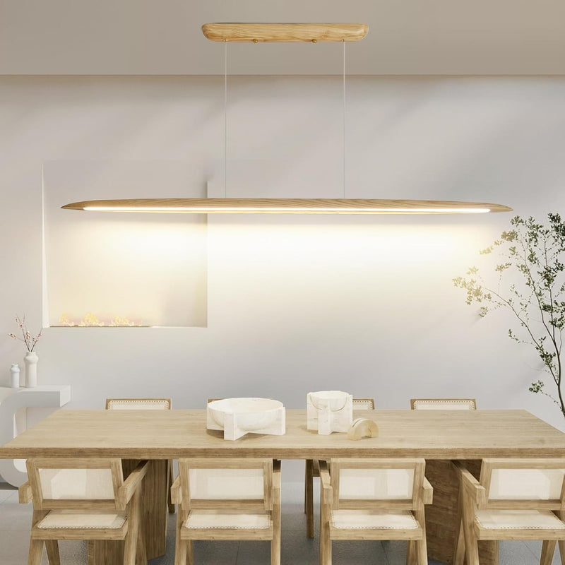 Pendant Light 130cm Ash Wood 3000K-6500K