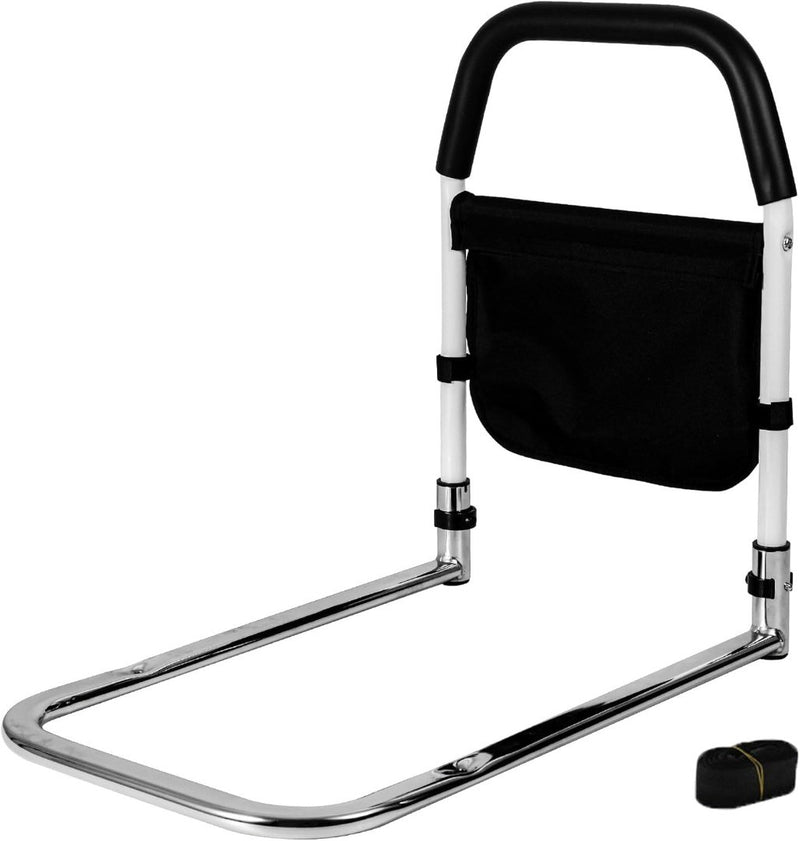 Safety Bed Rail Elderly Adults w/ Handrail Bar