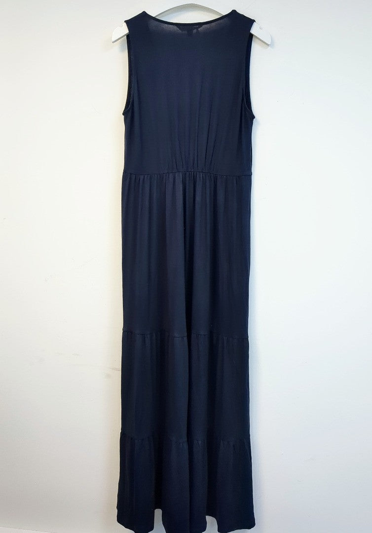 BODEN Sylvia Jersey Maxi Tier Dress UK 10L