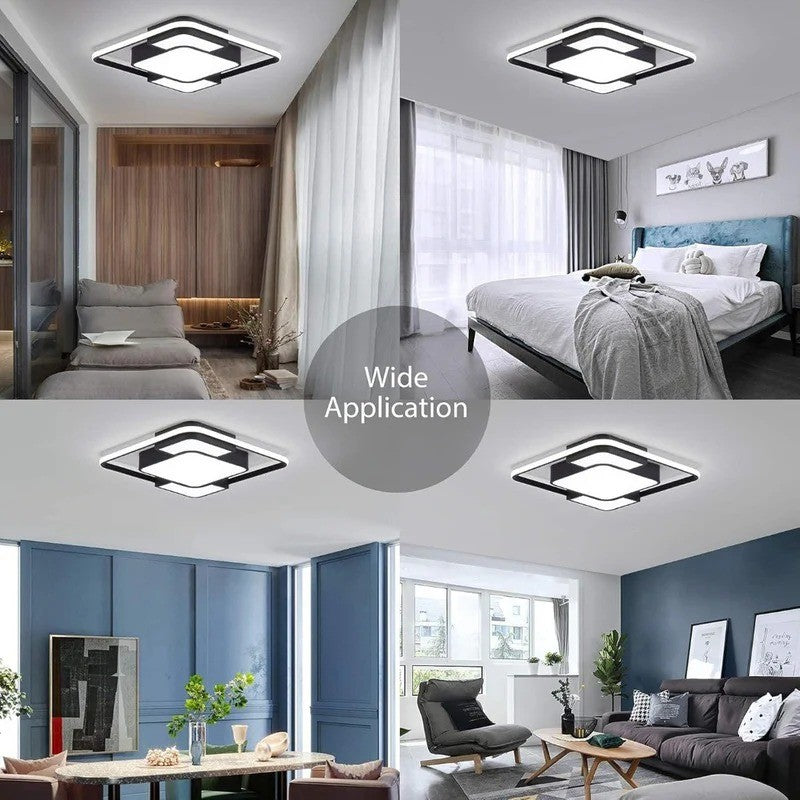 minifair Led Ceiling Light for Bedroom,Remote Control,Brightness Dimmable