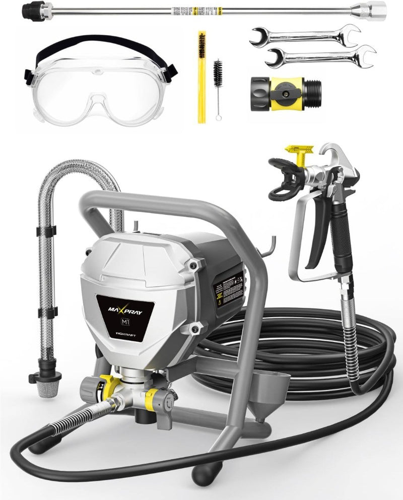 InoKraft MaXpray M1 Airless Paint Sprayer, High Efficiency