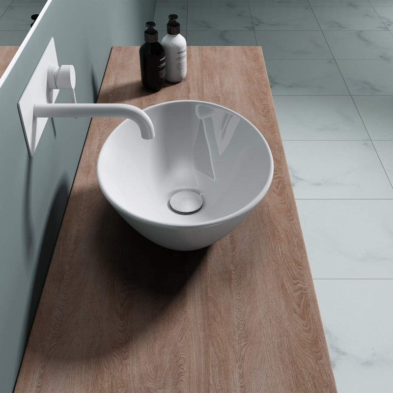 Sink Vessel 41 x 33 x 14cm Countertop Oval